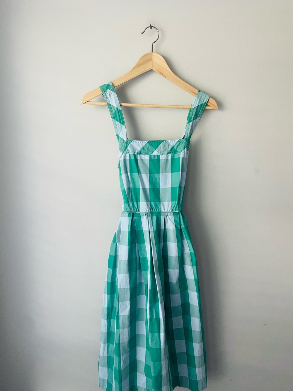 J. Crew Gingham Midi Dress